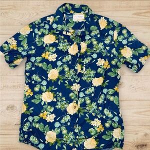 Old Navy Small Men's Navy Floral Shirt